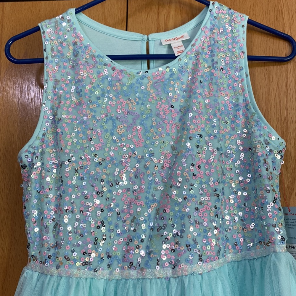 Girls 14/16 dress & cardigan - Picture 2 of 7